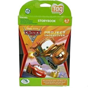 Leap Frog Learn to Read Tag Interaction Disney Cars Story Book (a…